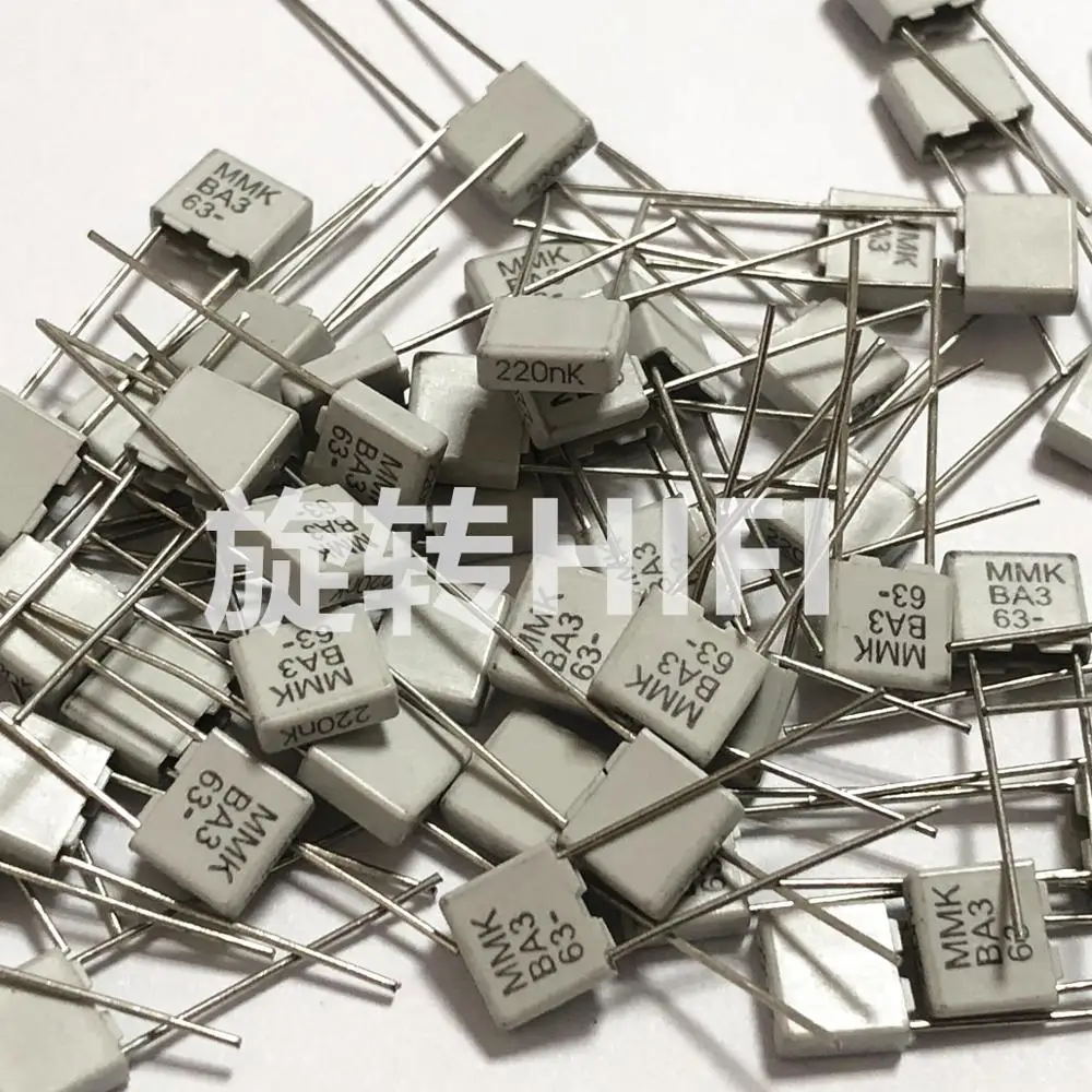 

20PCS NEW EVOX MMK5 0.22UF 63V p5mm film capacitor MMK 224/63v audio 224 hot sale 0.22uf/63v 220NF Non-polar
