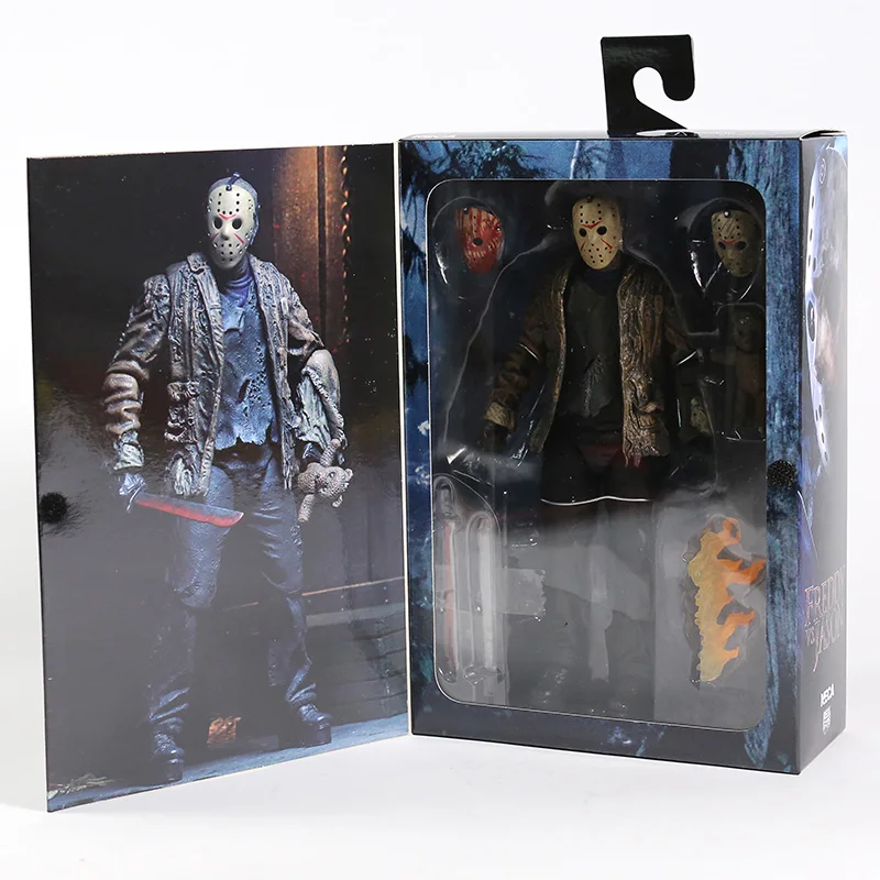 NECA Freddy Vs. Jason Джейсон Вурхиз ПВХ фигурка Коллекционная модель игрушки