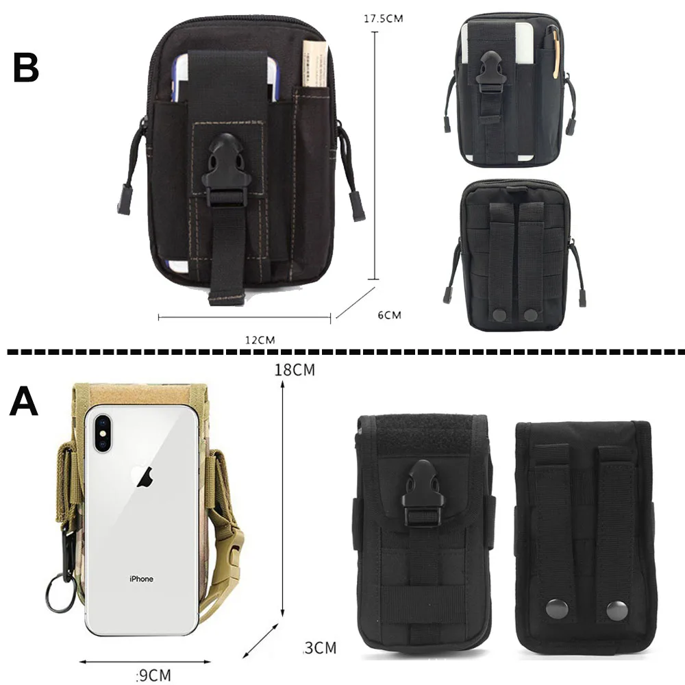 Уличная походная поясная сумка Военная Тактическая Водонепроницаемая дорожная