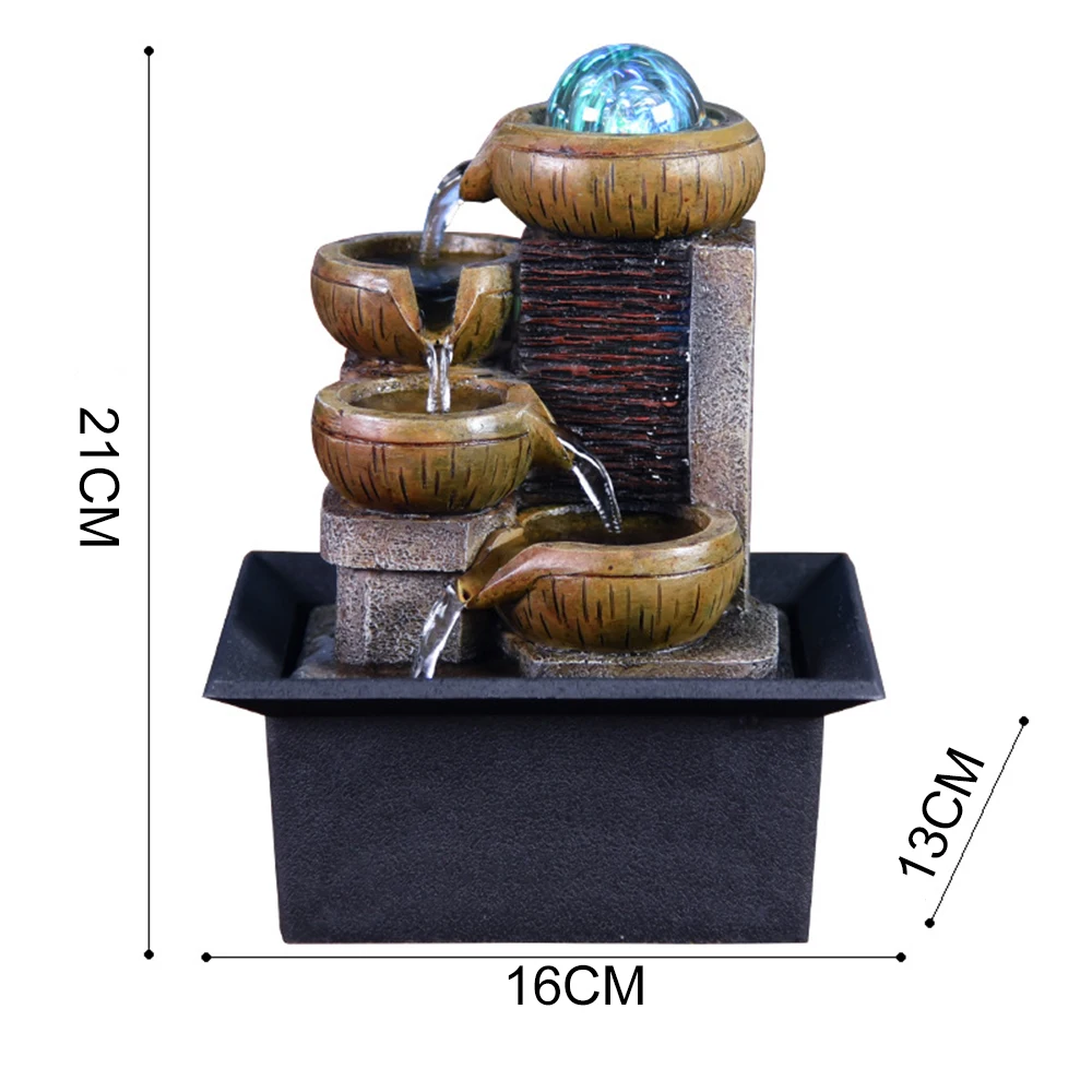 Китайский Стиль небольшой релаксации водопад 3-ступенчатое маленький водяной