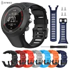 Ремешок силиконовый для Suunto Ambit Series 123, браслет для спортивных часов SUUNTO AMBIT 122S2R3P3S3R, 24 мм
