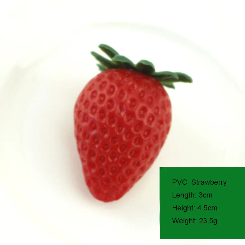 Simulated Strawberry Model Plastic Fake Fruit Decoration Photography Background Props DIY Home Festival Decoration Materials images - 6