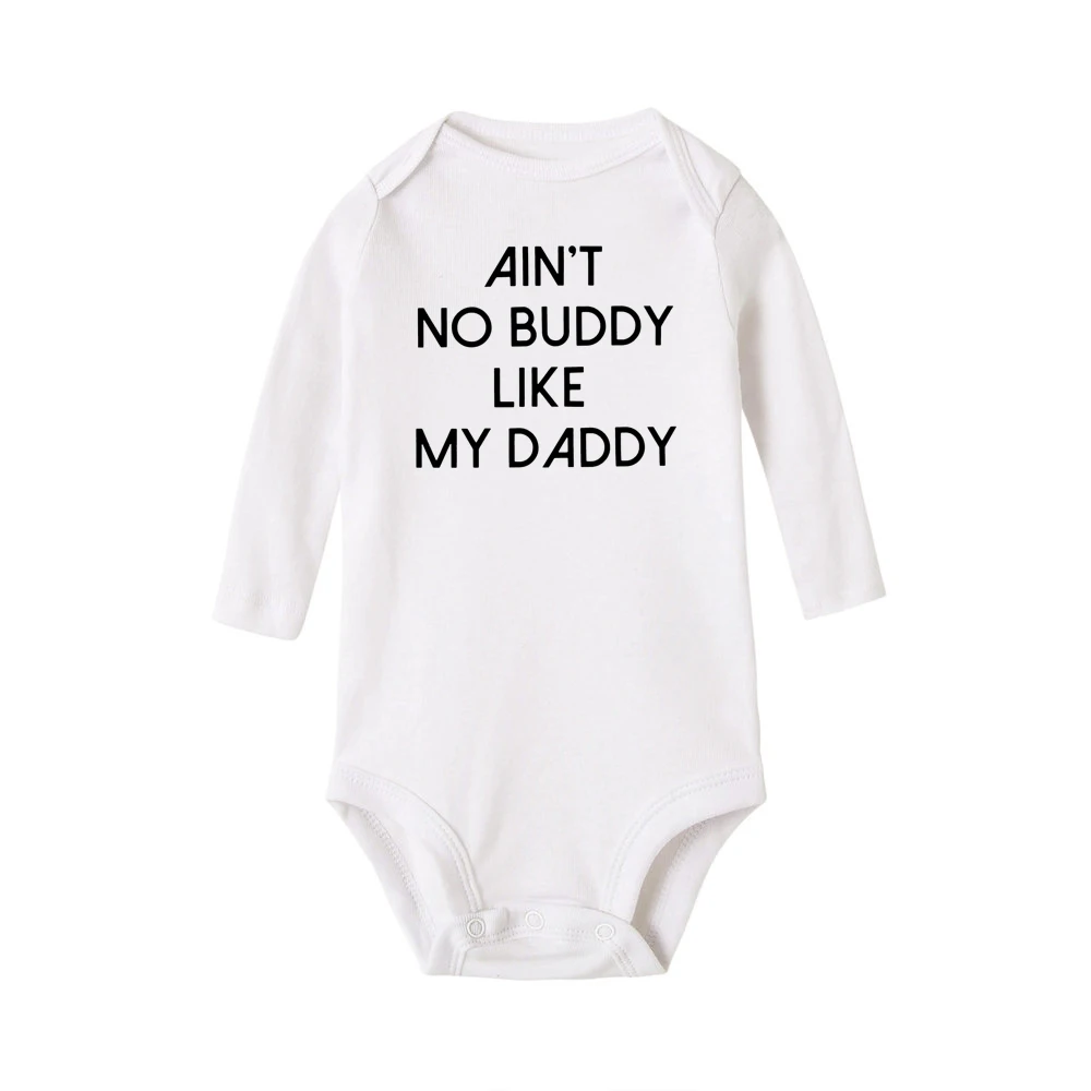 Ain't Nobody как With My Daddy со смешным принтом боди для детей Одежда в стиле
