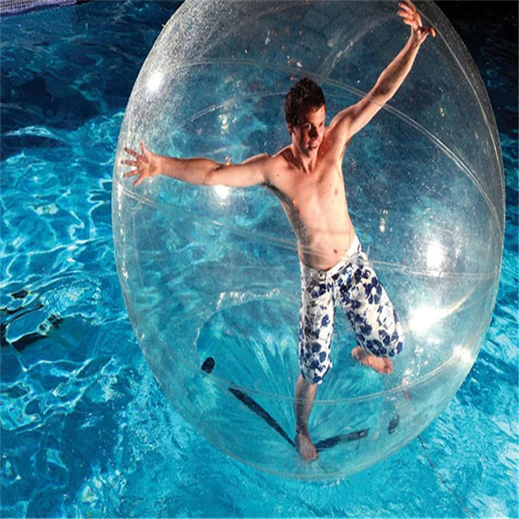 

PVC Water Zorb Ball On Sale Customized 1.5M/2M Dia Inflatable Water Balloon For People Inside Clear Zorbing Dancing Ball Hamster