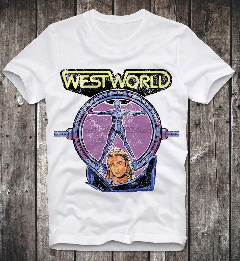 Футболка westworld DOLOS MAZE TATTOO MARIPOSA SALOON SCI FI WESTERN Ретро Винтажная мужские футболки