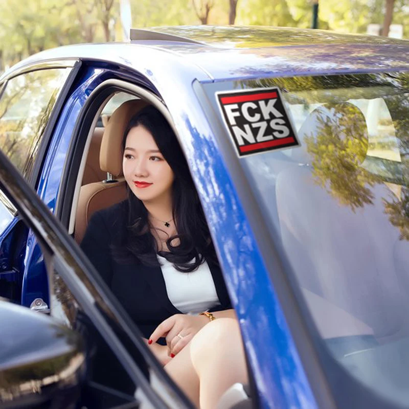 

Diecut Decal Sticker Suitable for FCK NZS Decal Laptop Bumper Car Antifa Punk Anti Nazi