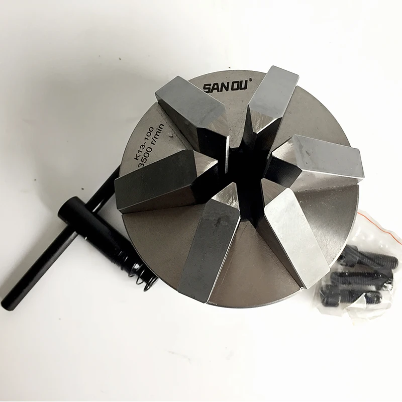 4 ''шесть челюсти Самоцентрирующийся Зажимной патрон K13100 SANOU бренд