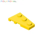 Строительные блоки, DIY 2x3, клиновидная пластина (справа), MOC, творчество, обучающая игрушка для детей, подарок на день рождения 43722