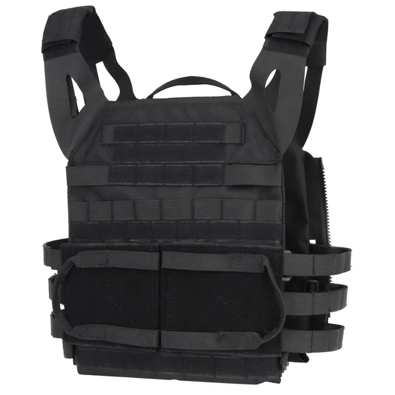 Охотничий Тактический бронежилет JPC Molle Plate Carrier жилет Открытый CS игры Пейнтбол страйкбол жилет военная техника - Цвет: black