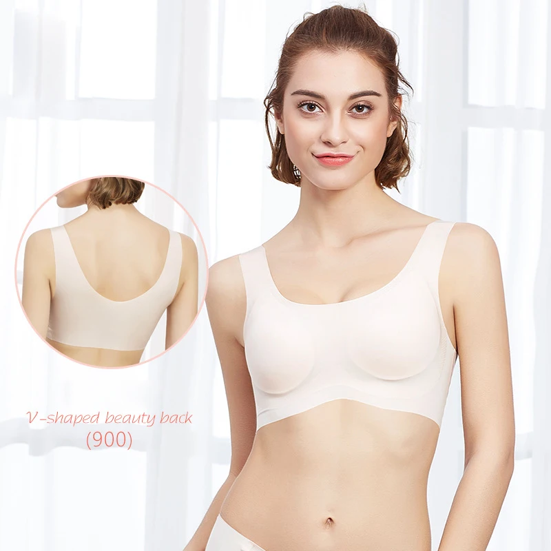 

Spring Summer underwear Wire-Free Seamless women bra Japanese sweet cozy Sleeping lingerie underwear bra women 900