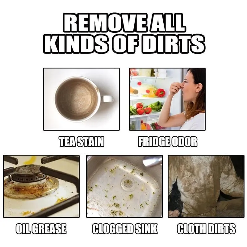 

Multifunctional cleaner Greaseaway Powder Cleaner Home Clean Supplies Cleaning Multi-purpose Cleaning Up Supplies Remover Q7A0