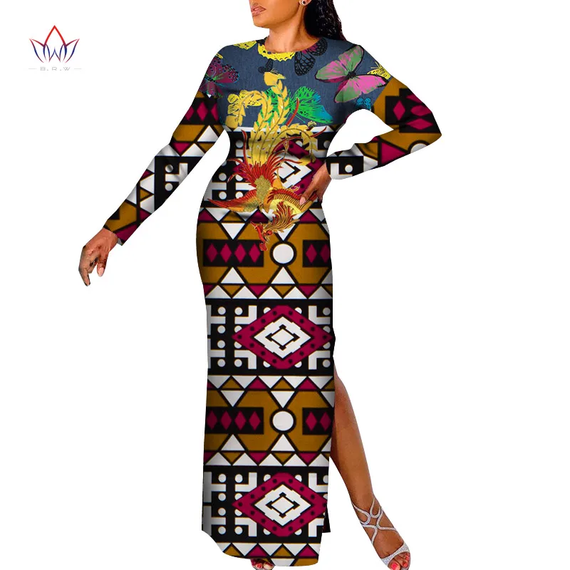Traditional Clothing For Women Vintage dress  plus size dresses for women 4xl 5xl 6xl African style Dashiki long dress WY7043