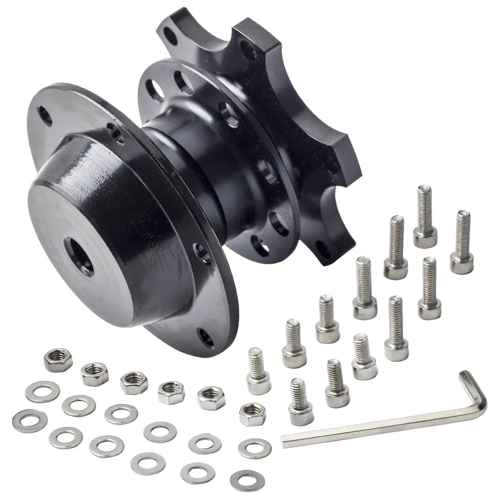 

Universal Racing Adapter QUICK RELEASE SNAP OFF STEERING WHEEL HUB BOSS KIT