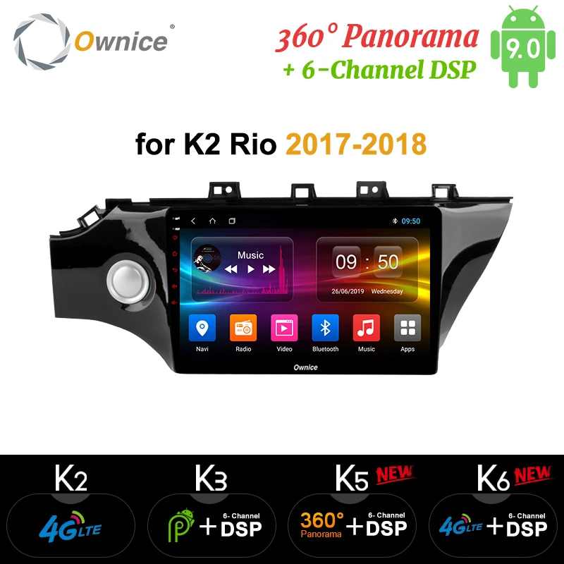 Ownice k3 k5 k6 Восьмиядерный 4 Гб ОЗУ 64 ПЗУ GPS навигация автомобильный DVD плеер радио для