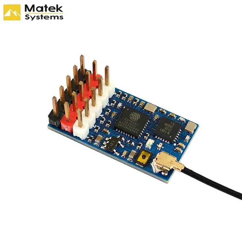 Приемник MATEK Mateksys ExpressLRS ELRS ELRS-R24-P PWM 2 4 ГГц 5CH с разъемом антенны IPEX MHF 1 для Дронов
