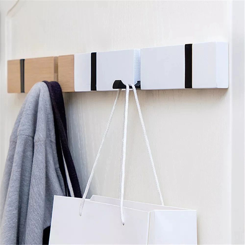 

Wall Clothes Hooks Solid Wood Wall Hooks Household Clothes Shelf Towel Coat Hook Wall Hangers Bathroom Hook Wall Rack Key Holder