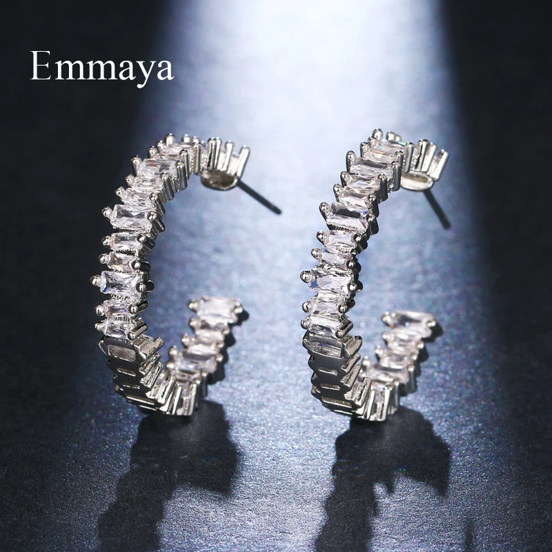 Новое поступление модные эффектные женские серьги Emmaya изысканные круглые