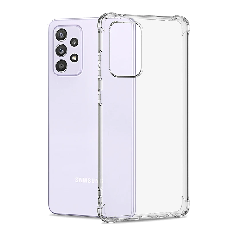 

Противоударный прозрачный мягкий чехол для Samsung Galaxy A72, A52, A32, A22, A71, A51 5G, A31, A21, A70, A50, A30, A20, силиконовый чехол, ультратонкий