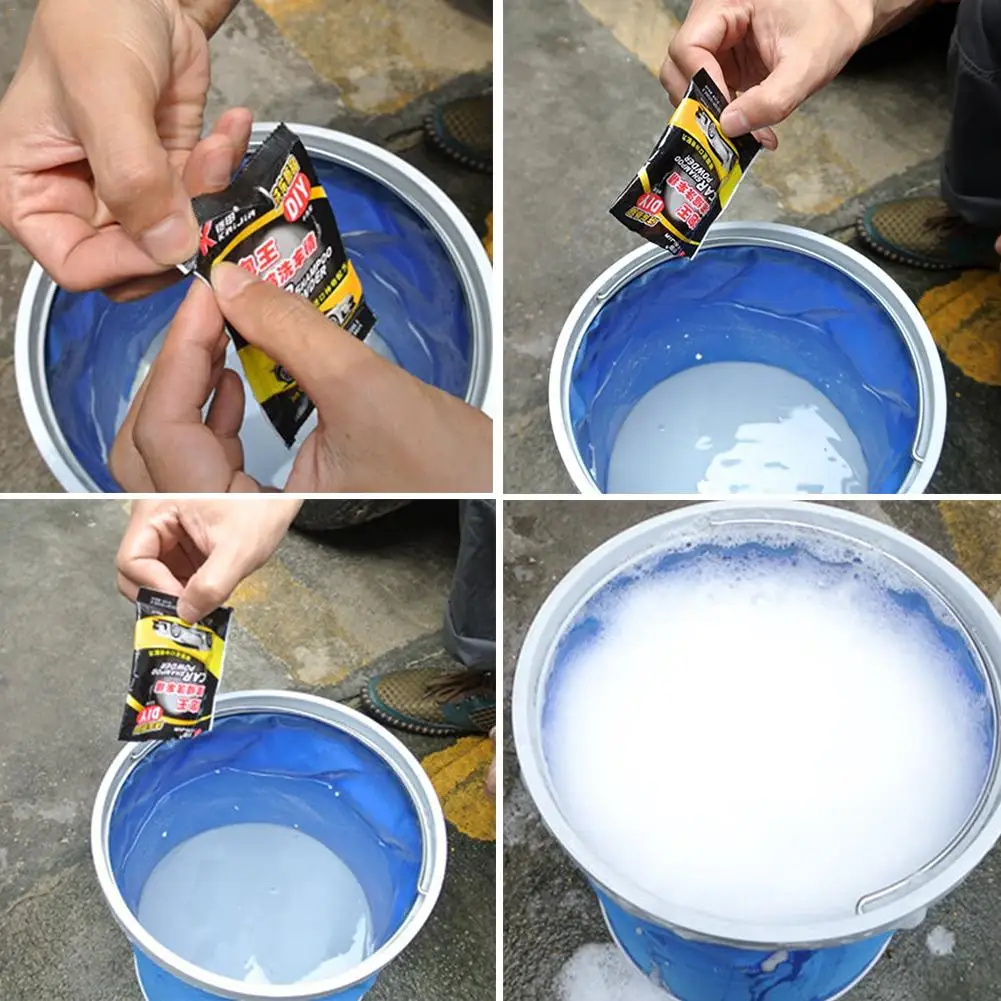 5 шт./(1 шт. = 10 л) концентрированный инструмент для автомойки пеноочиститель дома