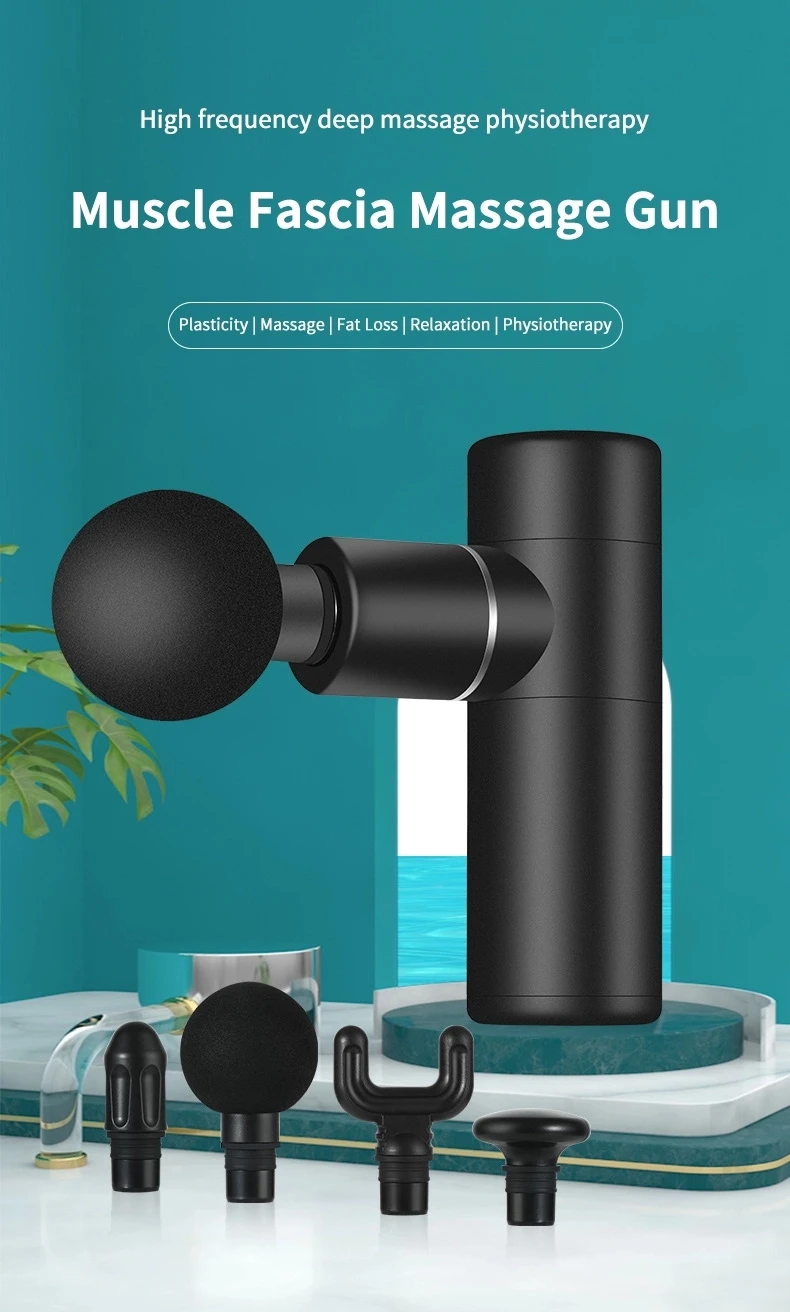 Мини массажер для мышц Электрический Вибрационный тела спортивный глубокой