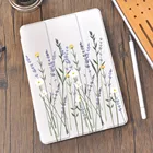 Силиконовый чехол с цветами лаванды для iPad Pro 11 2020 10,2 8 поколения Air 4 Mini 5 7 6 Pro 12,9 10,5 Air 2