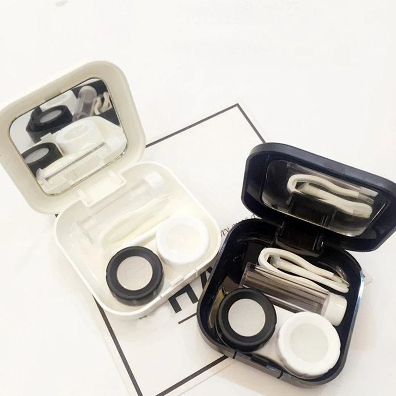 Color Contact Lenses Case Crown Design Travel Lens Box Set With Mirror Eye Holder Container For Cosmetic | Аксессуары для одежды