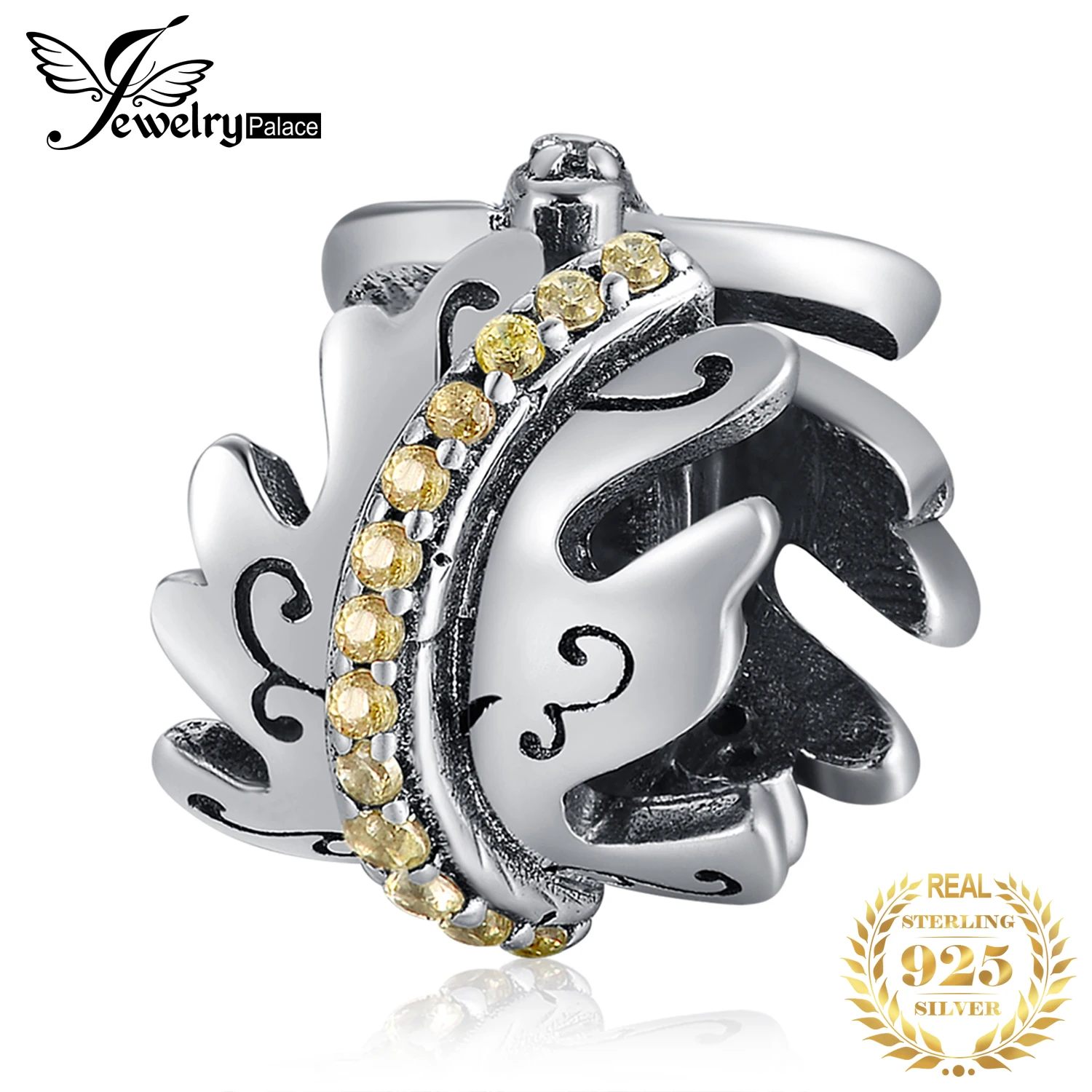JewelryPalace Современный арт деко серебряные бусины 925 пробы амулеты серебро оригинал