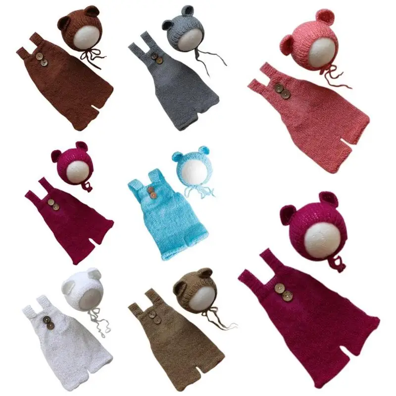 Реквизит для фотосъемки новорожденных мягкий мохеровый костюм маленьких