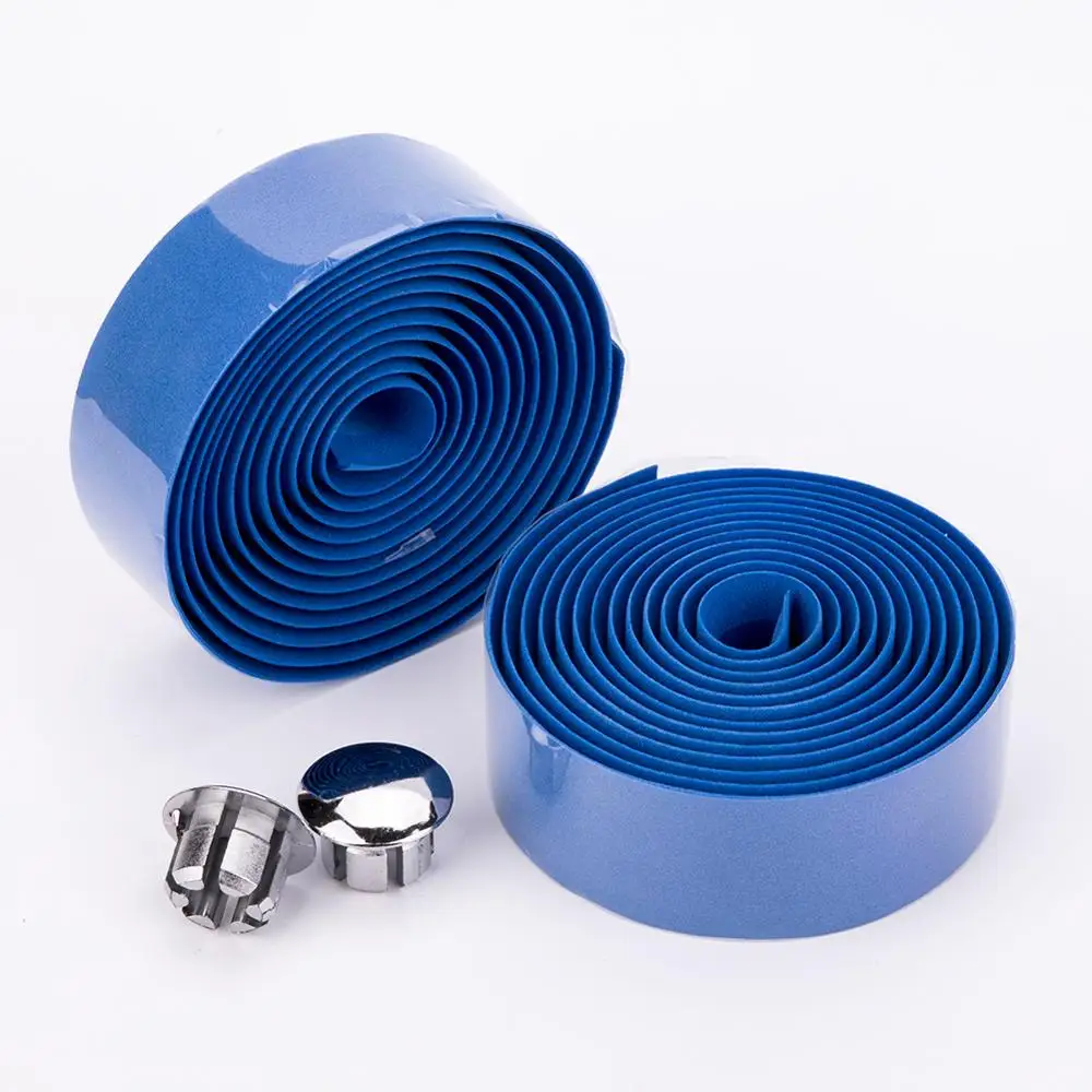 Лента для руля велосипеда однотонная нескользящая резиновая амортизирующая