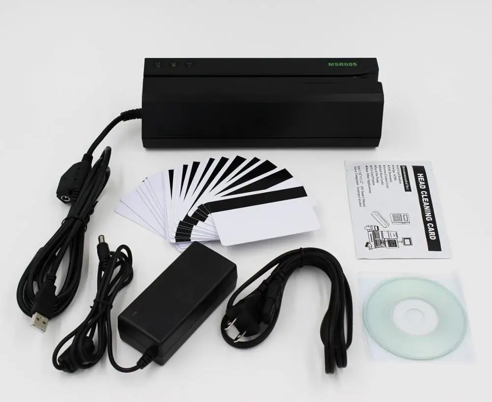 Считыватель карт MSR605 606 magstripe записывающее устройство кодировщик usb программное