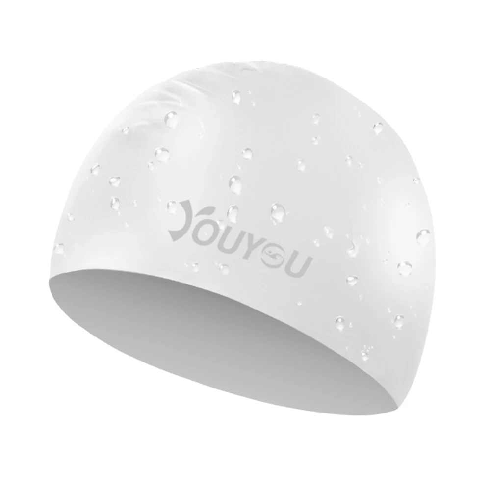 

Waterproof Durable Swim Pool Hat Fabric Protect Ears Long Hair Shark High Elasticity Flexible Swimming Cap for Men Women