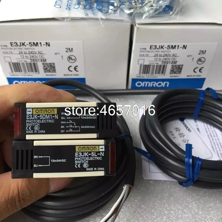 

Free shipping E3JK-5M1-N AC/DC Omron Photoelectric Switch Sensor New High -Quality E3JK-5DM1-N E3JK-5L-N