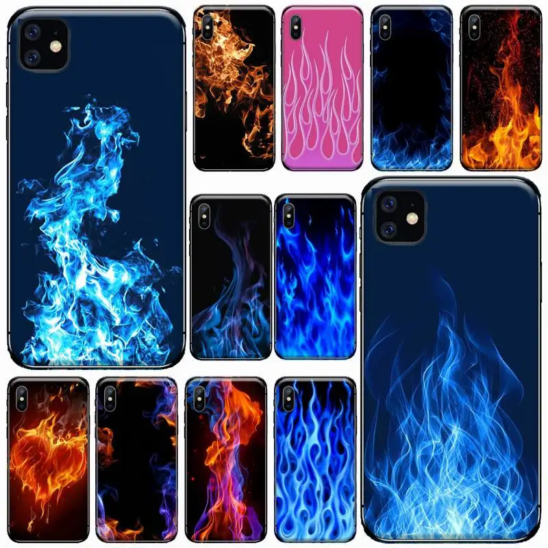 

Fashion Flames Phone Case for iPhone 11 12 pro XS MAX 8 7 6 6S Plus X 5S SE 2020 XR mini