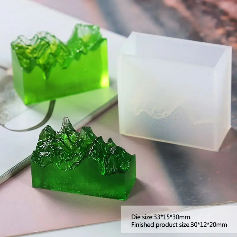 Двухсторонняя симметрия DIY кристаллическая эпоксидная форма разбитая имитация