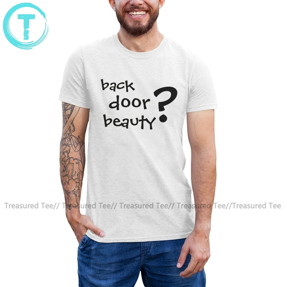 

Fear And Loathing In Las Vegas T Shirt Back Door Beauty T-Shirt 100 Cotton Printed Tee Shirt Male Tshirt