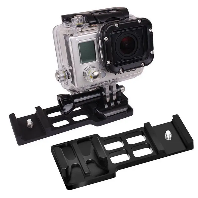 Консольная Пикатинни Вивер Боковое крепление для камеры GoPro Hero 4 3 2 1 также Compactible с