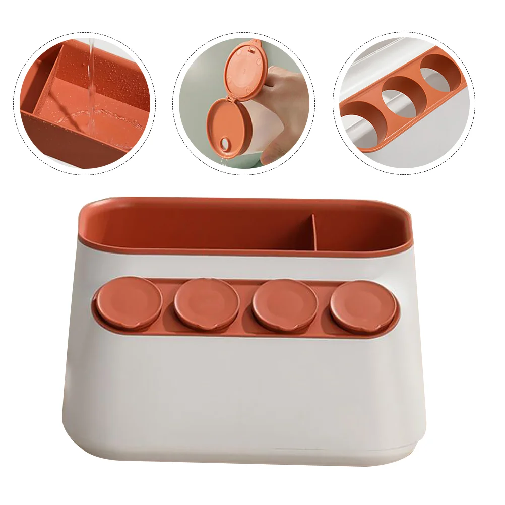 

1 Набор, многофункциональная коробка для хранения приправ, полезная коробка для хранения бутылок для приправ