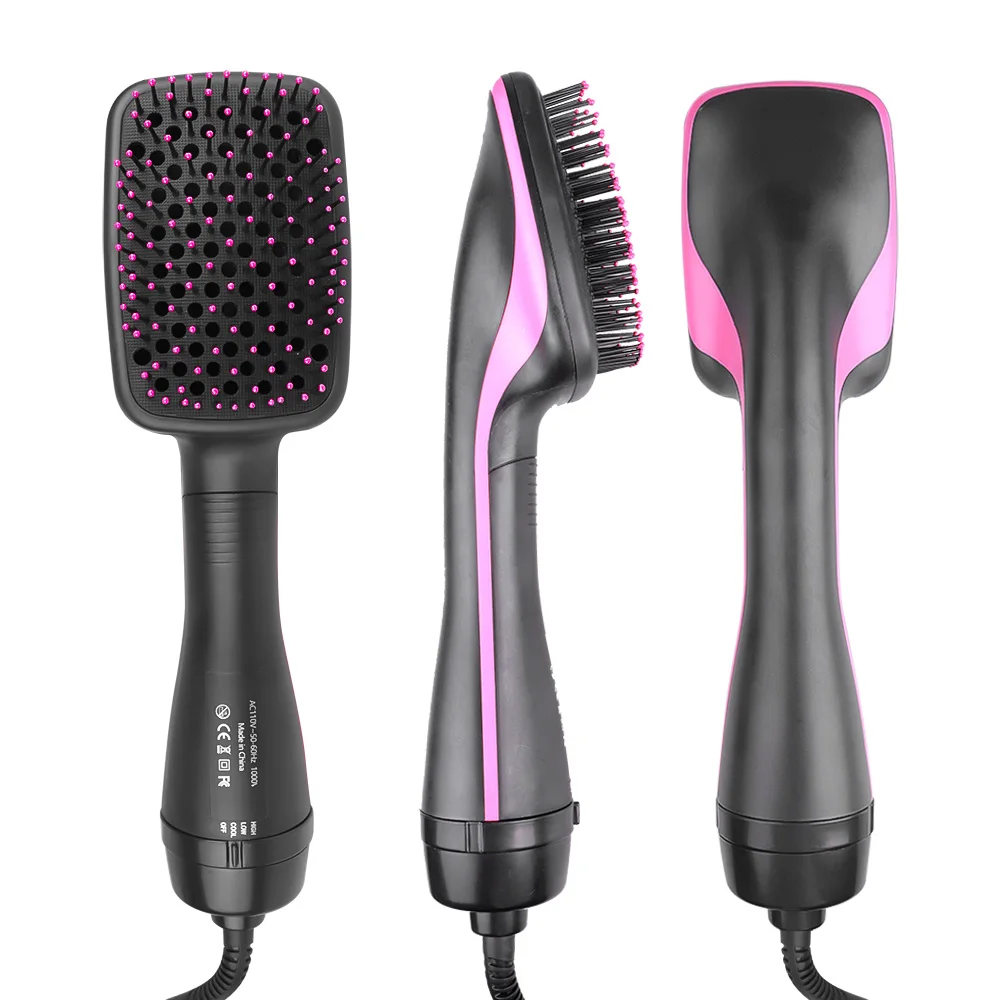 

2 In 1 Hair Dryer Brush Hair Blower Brush Electric Hot Air Brush Travel Blow Dryer Salon Comb Professional Hairdryer Hairbrush