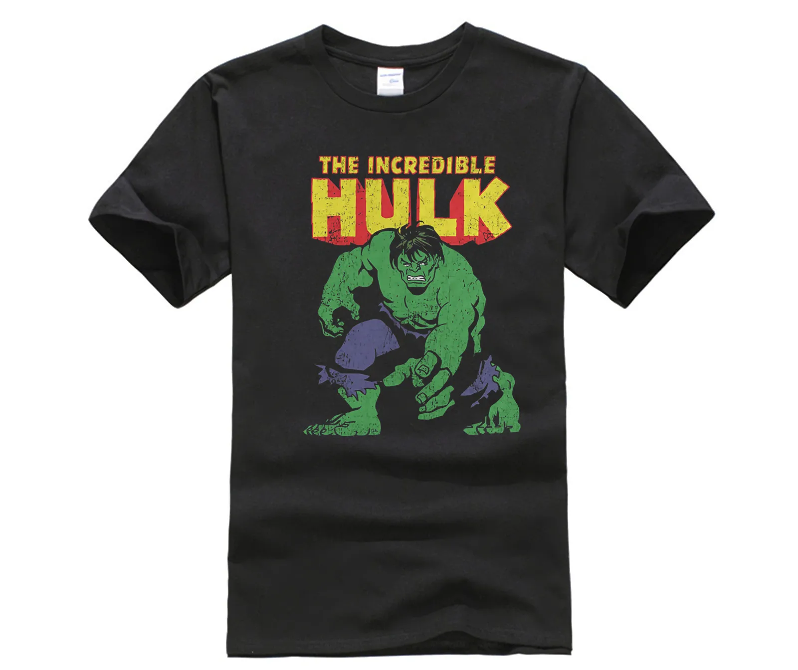 Повседневная Свободная летняя футболка с круглым вырезом для мужчин новая