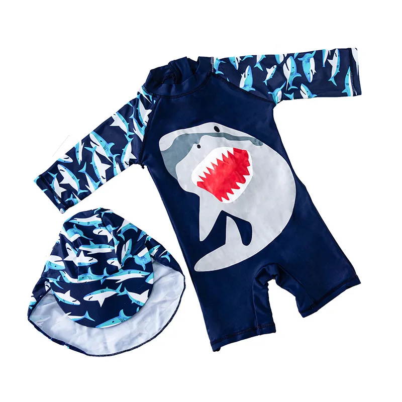 

2020 all-in-one hot spring beach sunscreen and quick-drying boys swimwear