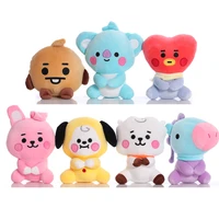 korean super star plush toy cartoon animal doll keychain plush standing children christmas gift plush toy grab doll