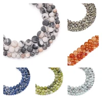 3 strandsbox 6mm 8mm 10mm round natural stone beads strands for jewelry making diy men female bracelet accessories