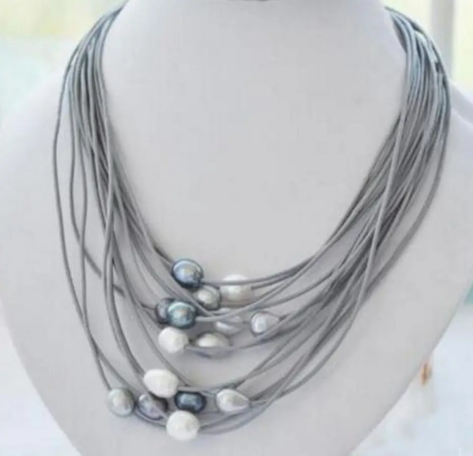 Бесплатная доставка женские благородные ювелирные изделия белый жемчуг и синий