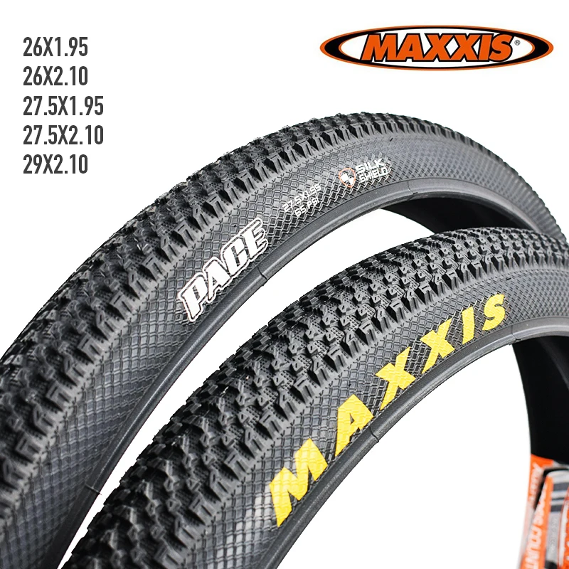 Велосипедные шины MAXXIS 26, 26*2,1 27,5*1,95 MTB, велосипедные шины 60TPI с анти-Проколом 26*1,95 27,5*1,95 29*2,1 PACE, велосипедные шины, 2 шт. - изображение