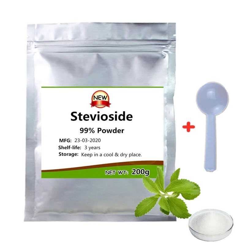 Органический порошок из экстракта стевии премиум класса без калорий натуральный