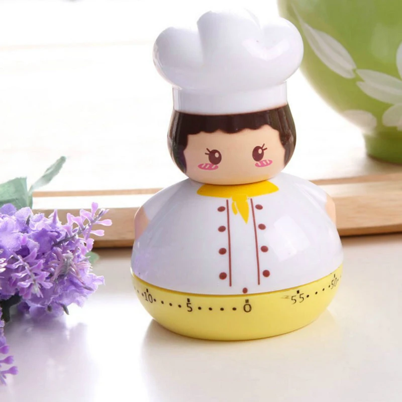 Кухонный таймер Творческий мультфильм выпечки будильник шеф-повара утенок
