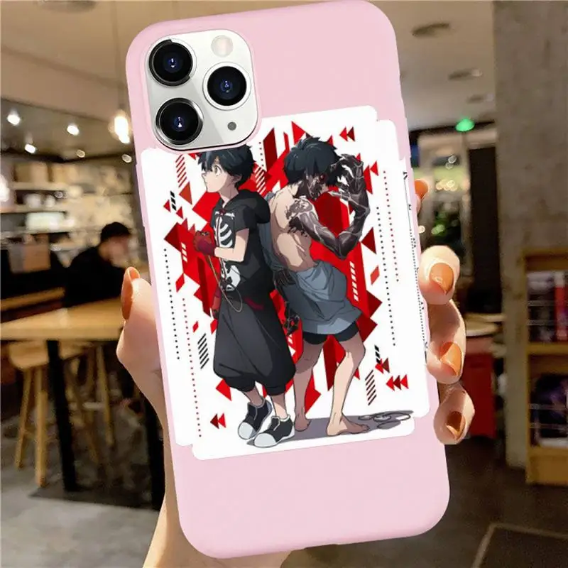

kemono incidents Phone Case Pink Candy Color for iPhone 6 7 8 11 12 s mini pro X XS XR MAX Plus