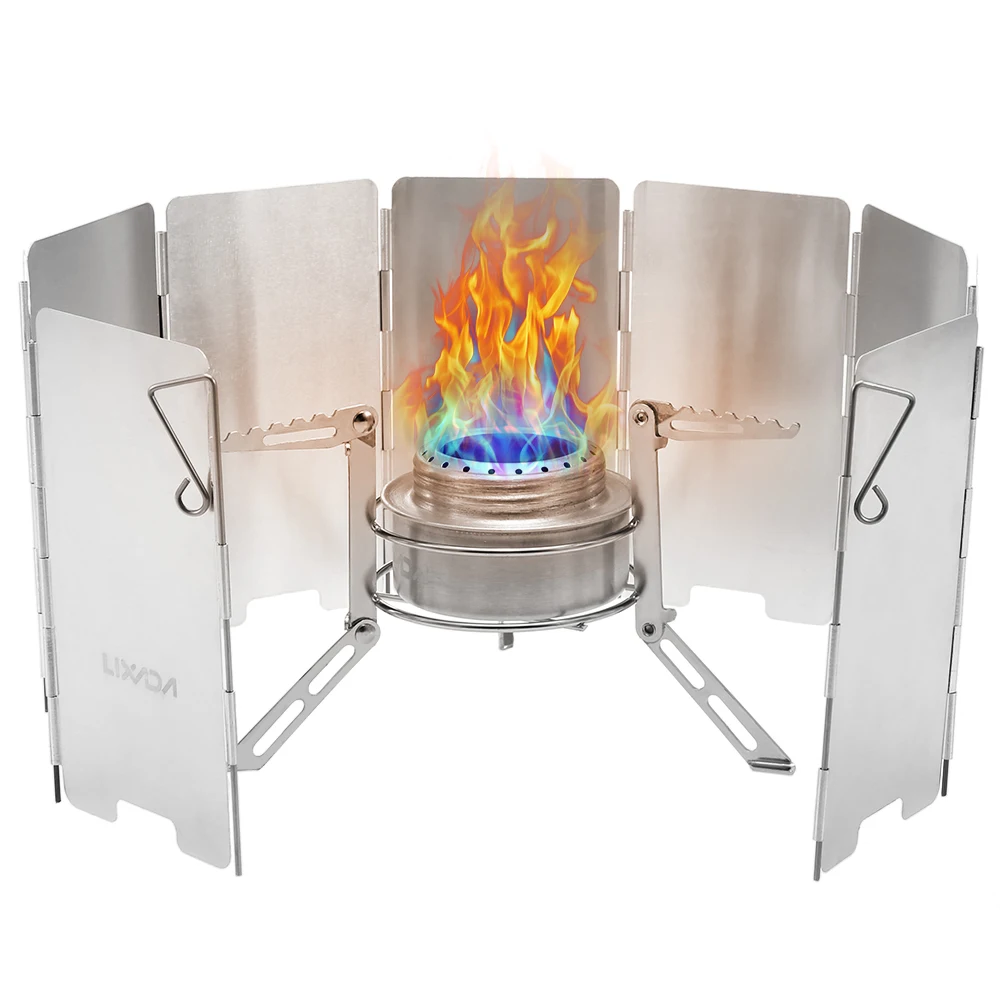 Открытый Кемпинг спиртовой печи и стойки комбо набор мини портативный плита с