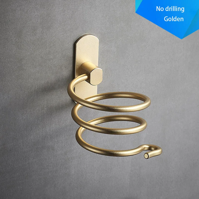 

Фен Организатор клей настенный ногтей Бесплатная без держатель сверла воздуходувка Нержавеющая сталь спираль стенд Ванная комната многоц...