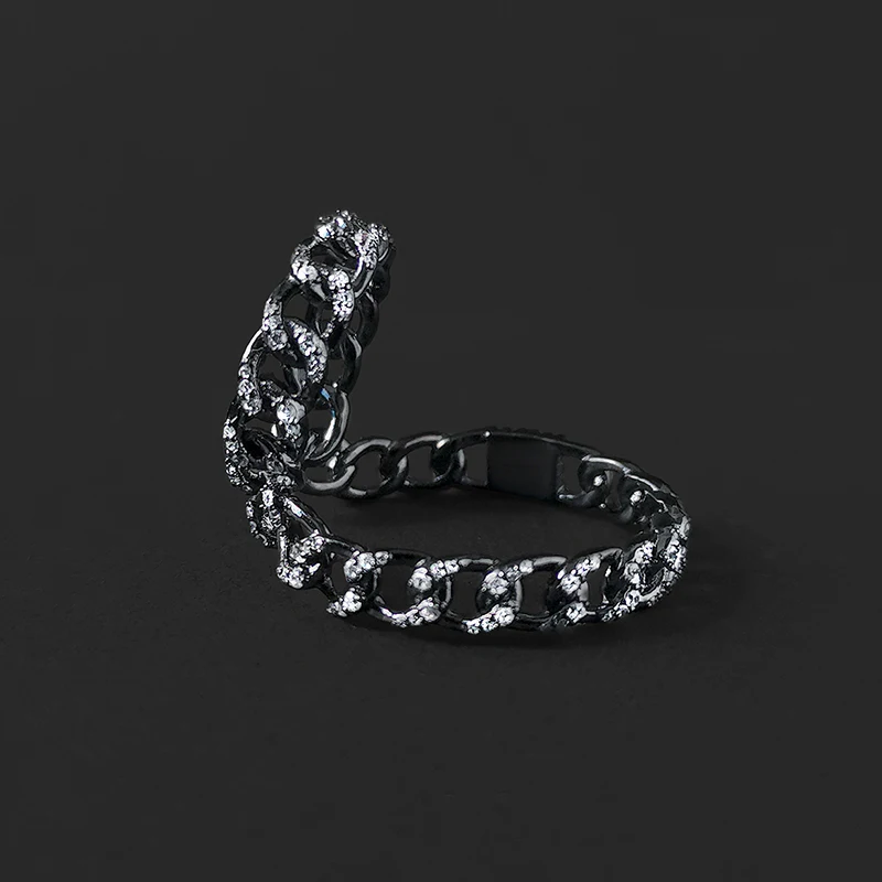 

Черные серьги-Клипсы из стерлингового серебра S925 пробы, одинарные Простые индивидуальные женские ювелирные изделия в подарок для пары 1:1